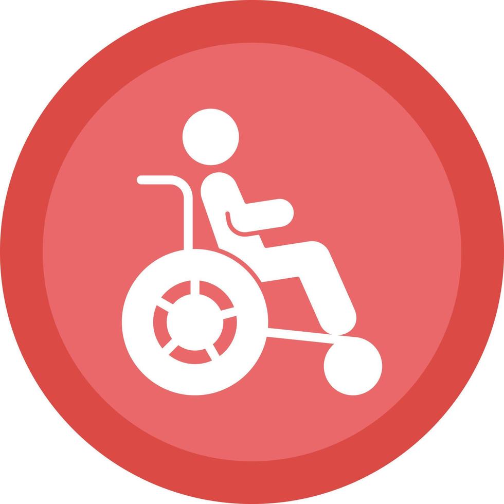 Disability Vector Icon Design