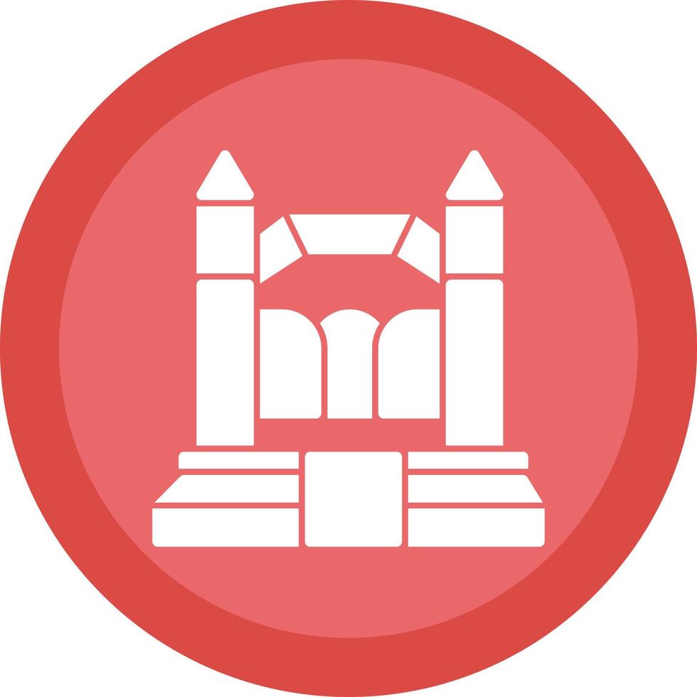 Bouncy Castle Vector Icon Design