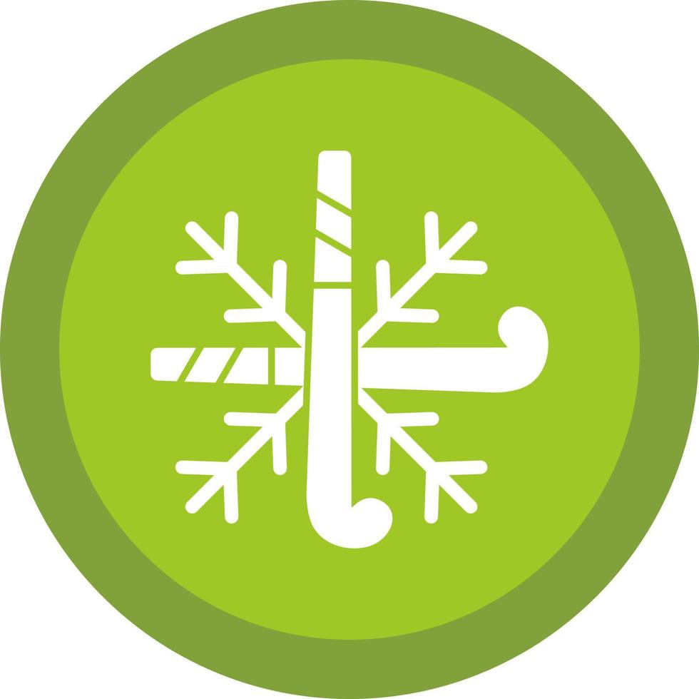 Snowflake Vector Icon Design