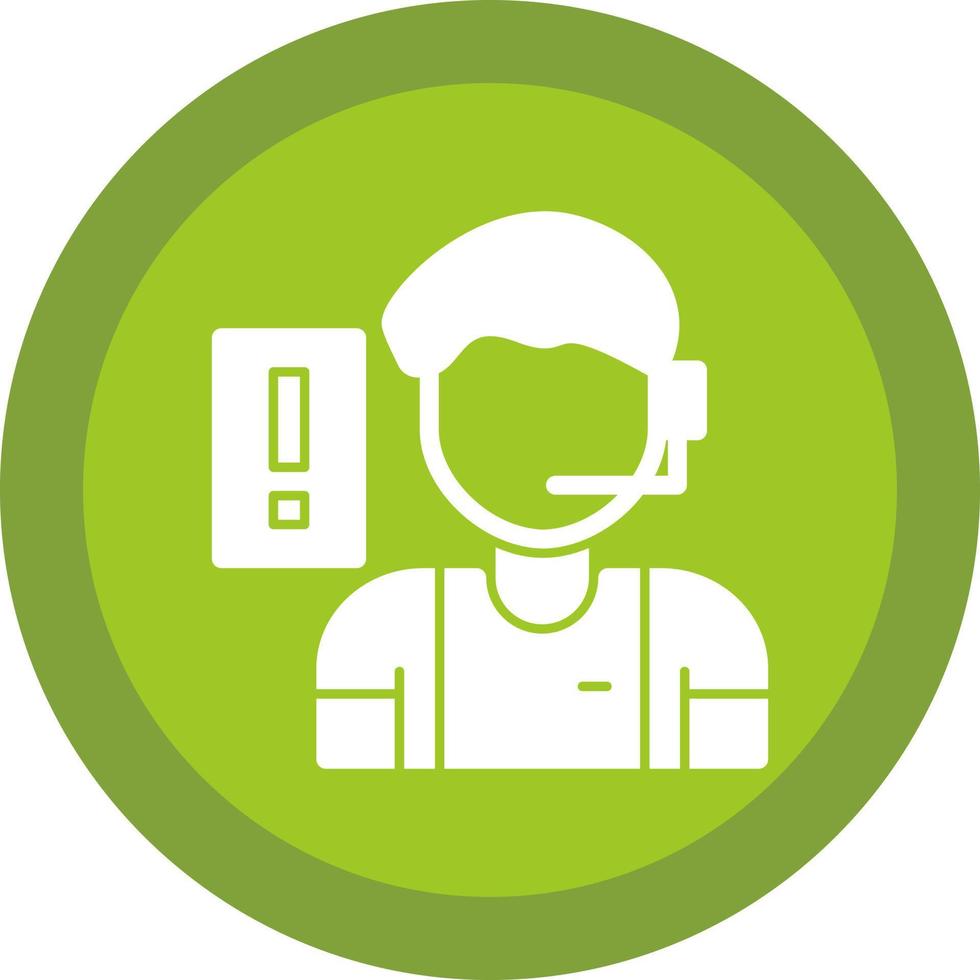 Referee Vector Icon Design