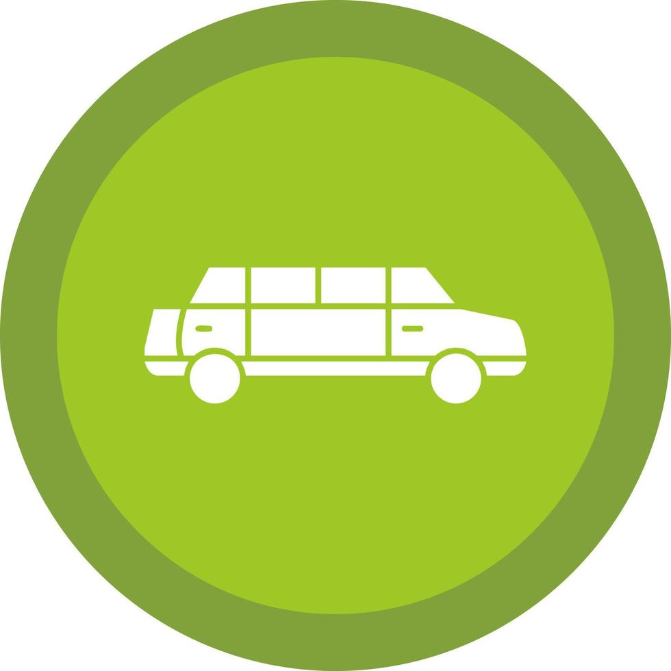 Limousine Vector Icon Design