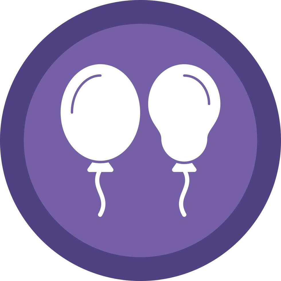 diseño de icono de vector de globo