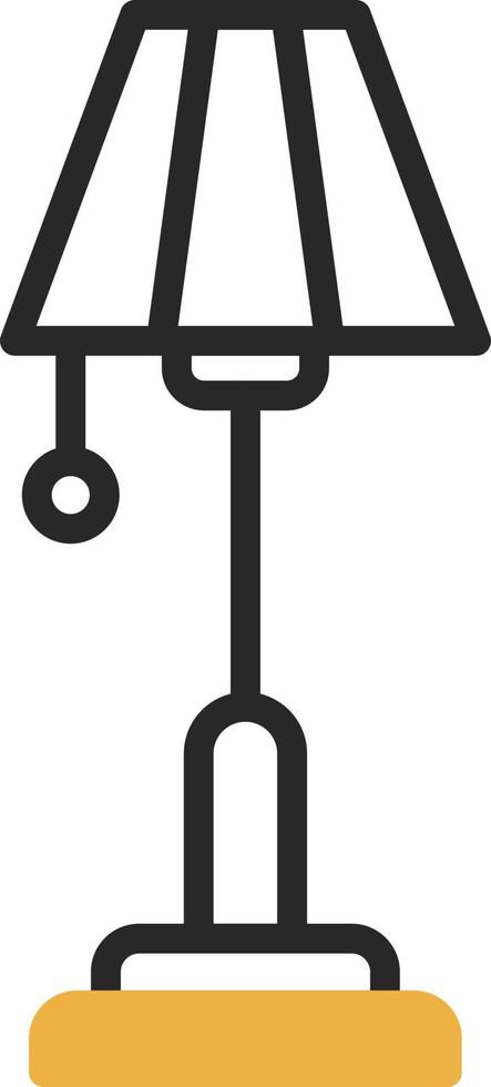 Floor Lamp Vector Icon Design