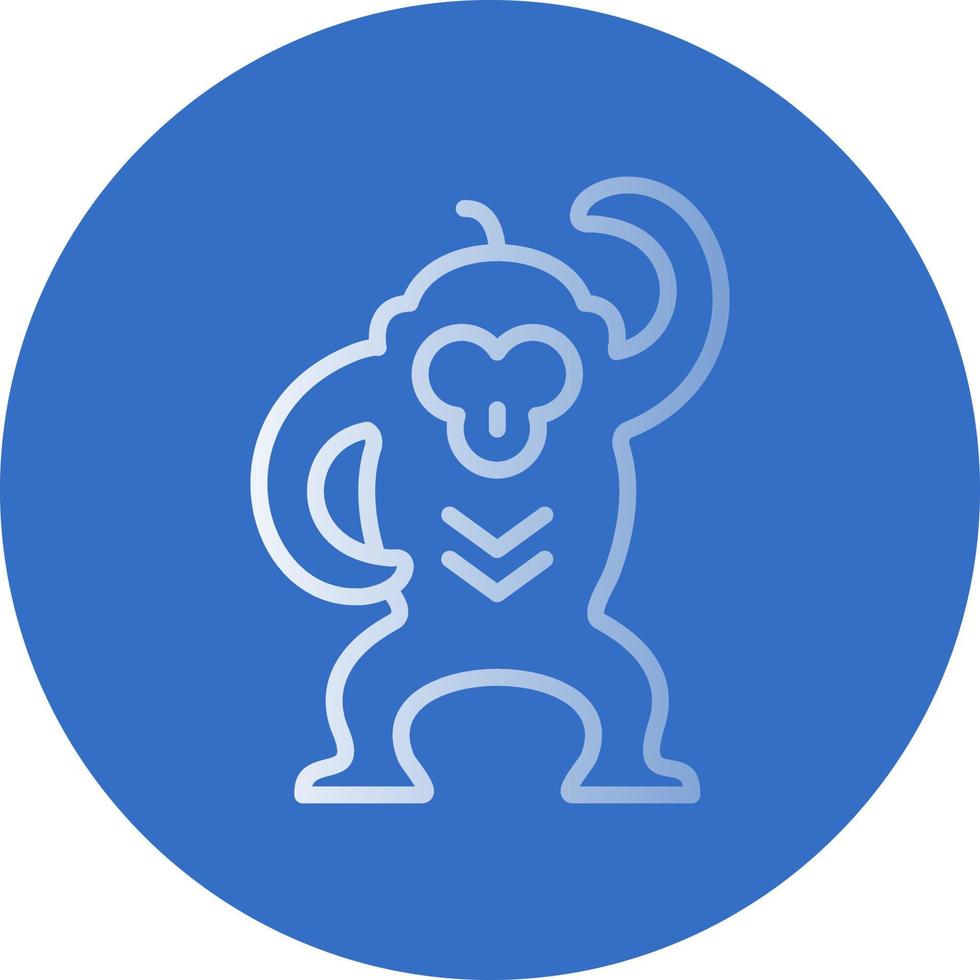 Monkey Vector Icon Design
