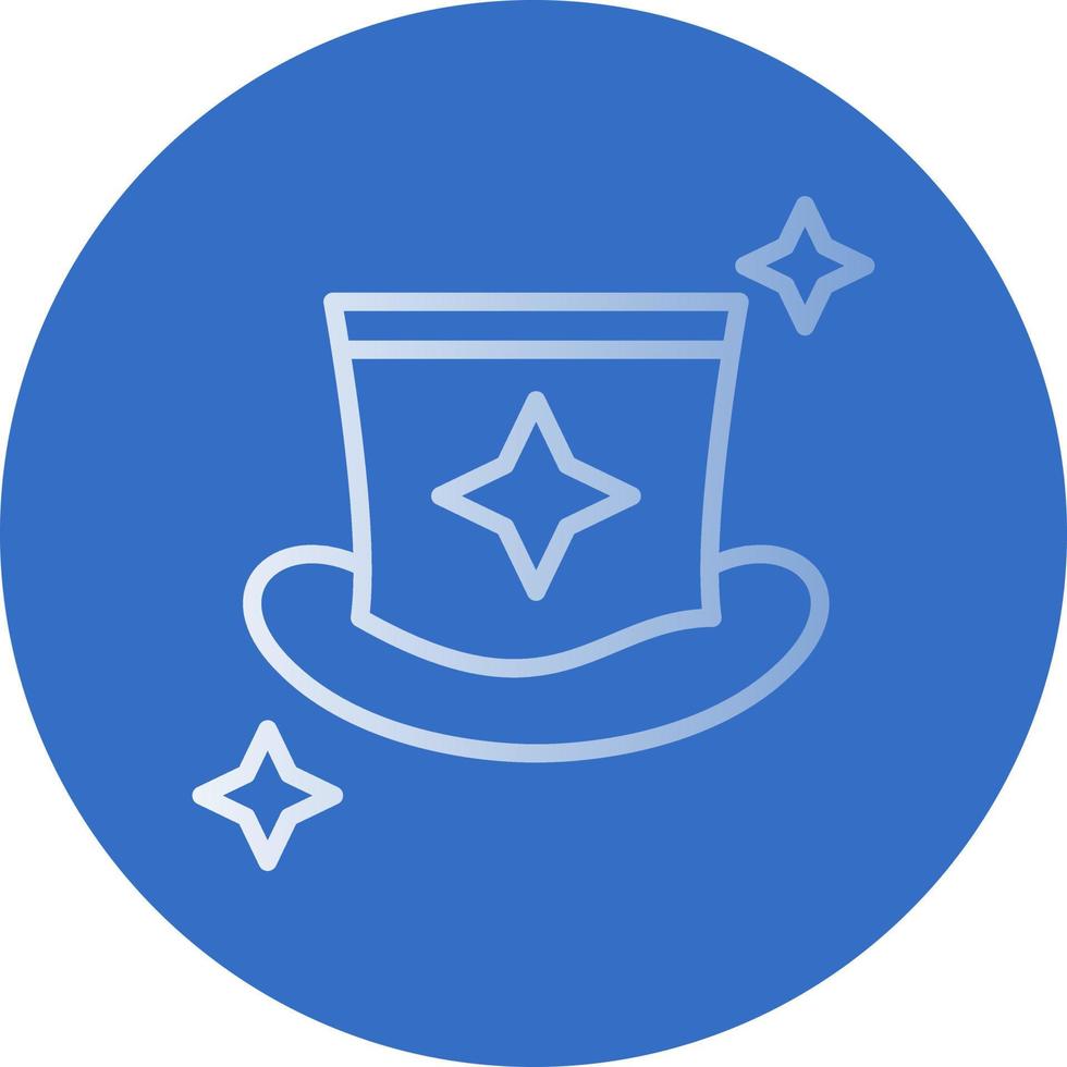 diseño de icono de vector de sombrero de mago