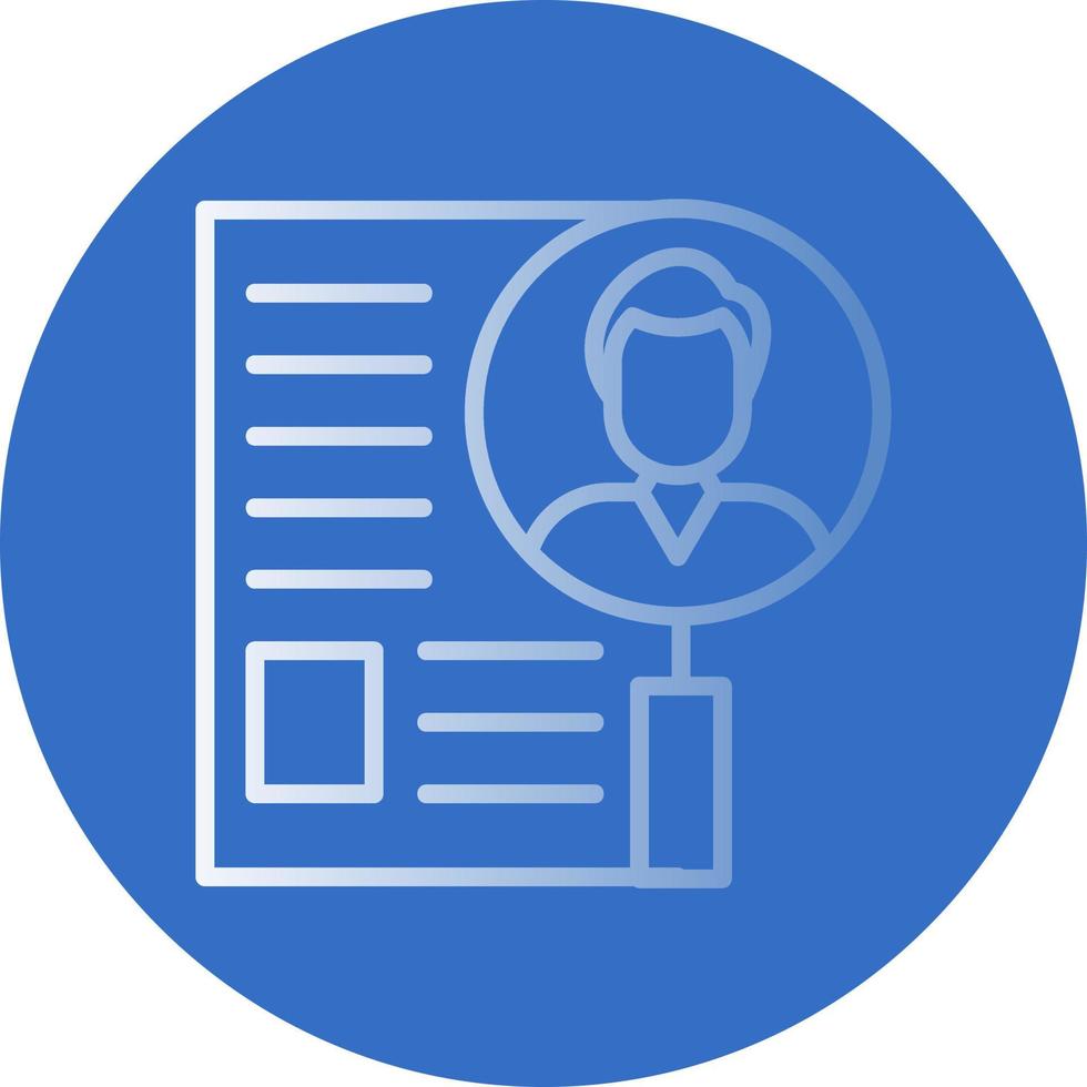 Recruitment Vector Icon Design