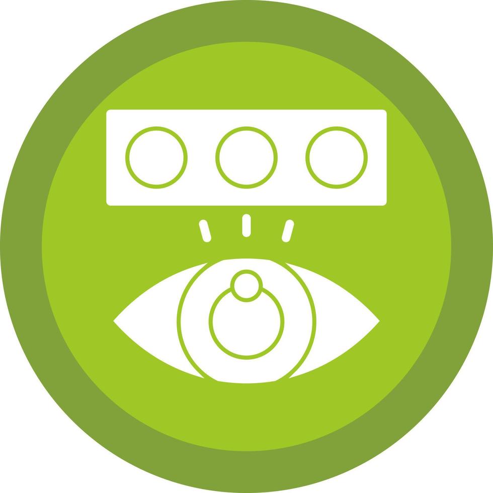 Color Blindness Test Vector Icon Design