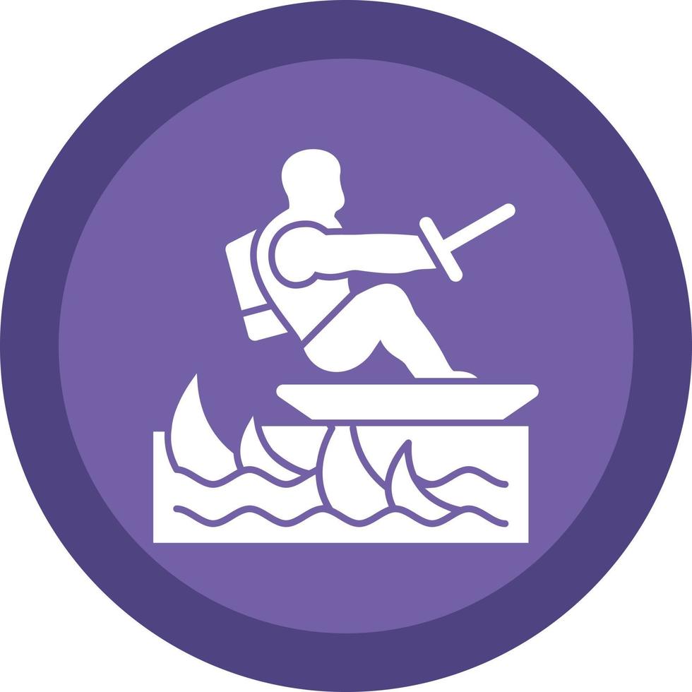 Surfing Vector Icon Design