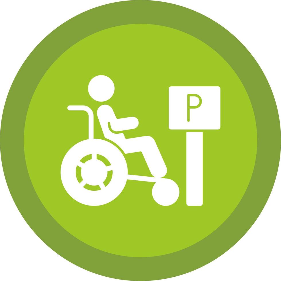 Handicap Vector Icon Design