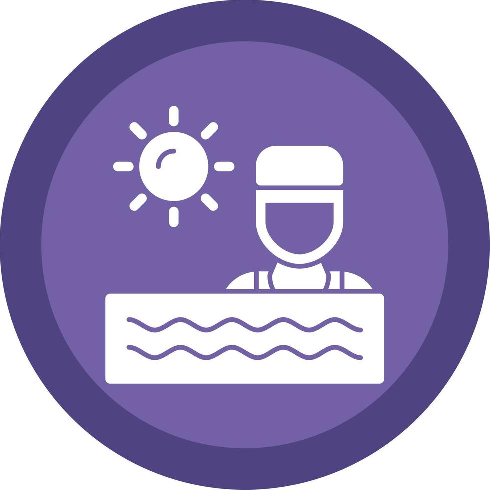 Swimming Vector Icon Design