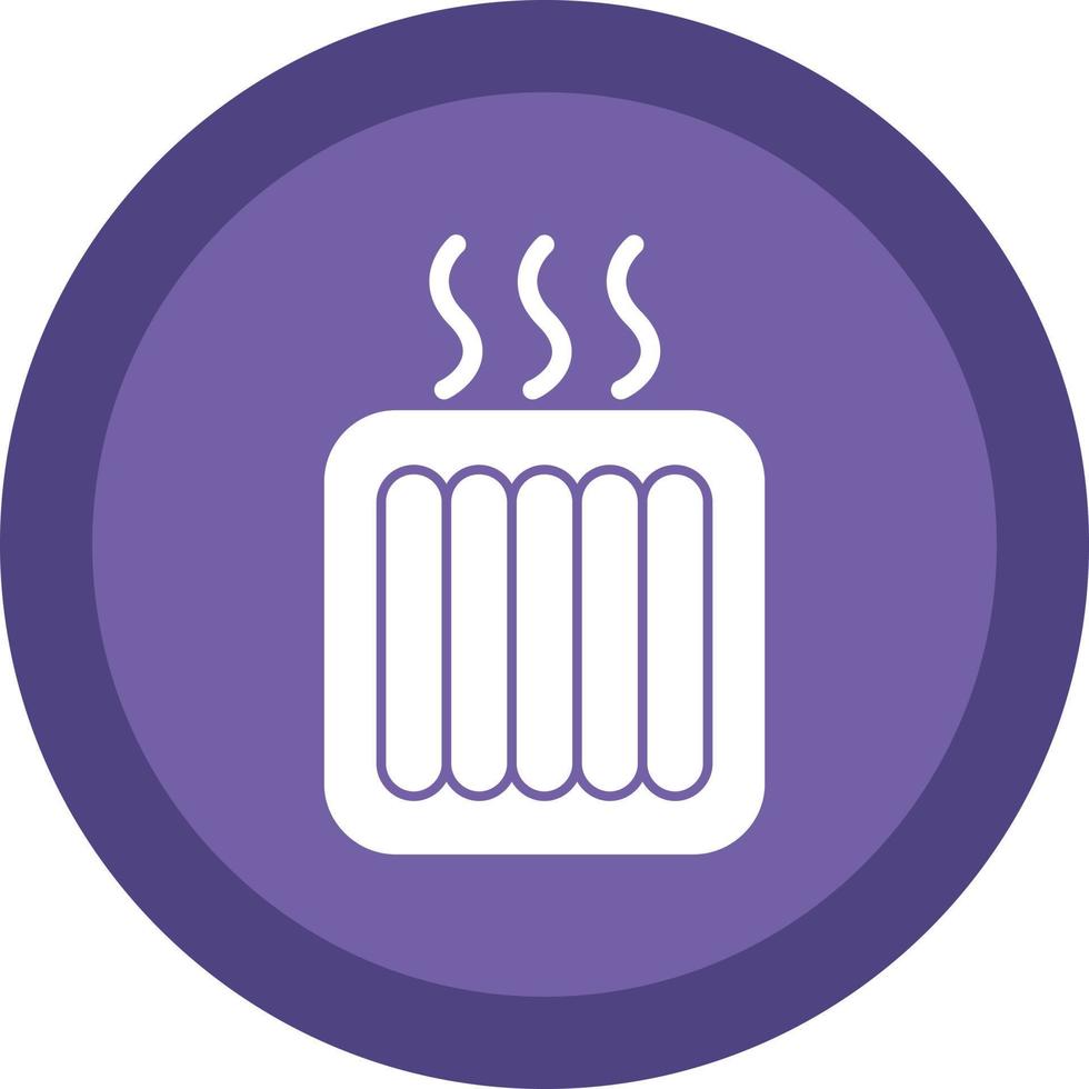 Underfloor Heating Vector Icon Design
