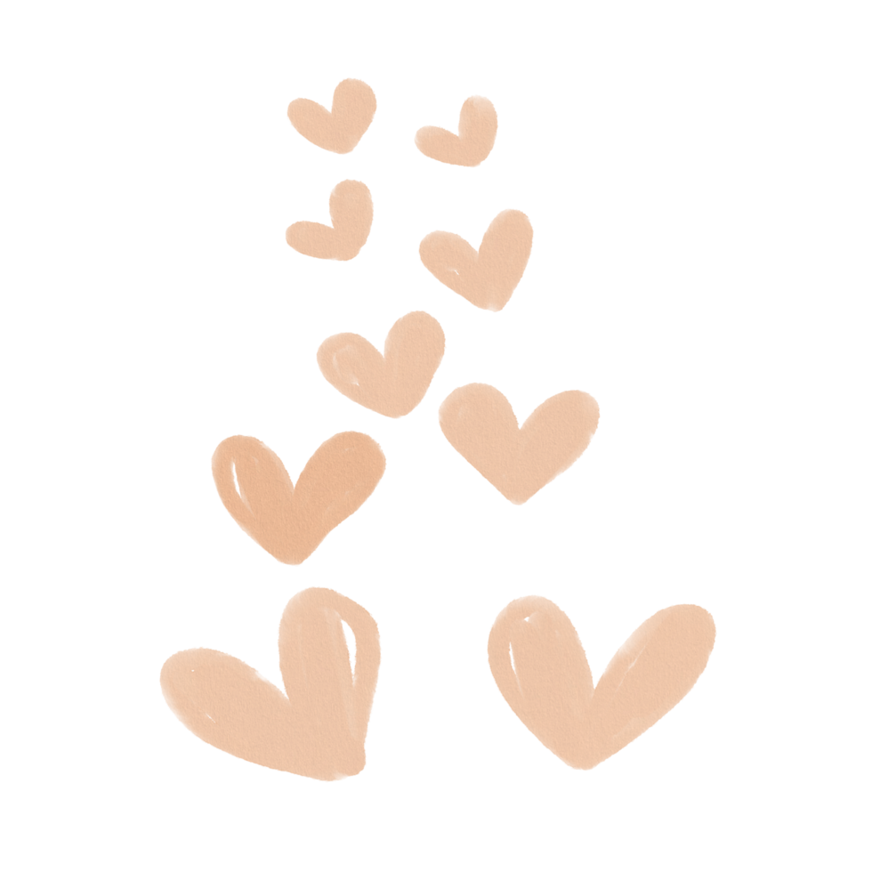 vistoso corazones diseño elementos png