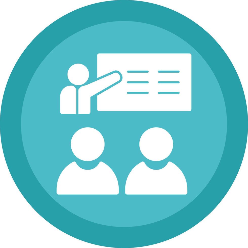Coaching Vector Icon Design