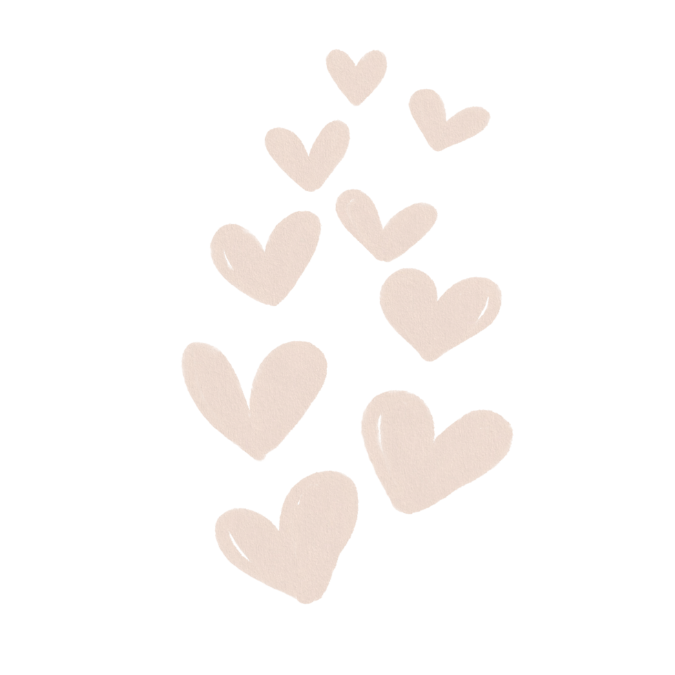 vistoso corazones diseño elementos png