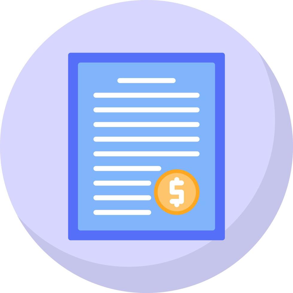 Invoice Vector Icon Design