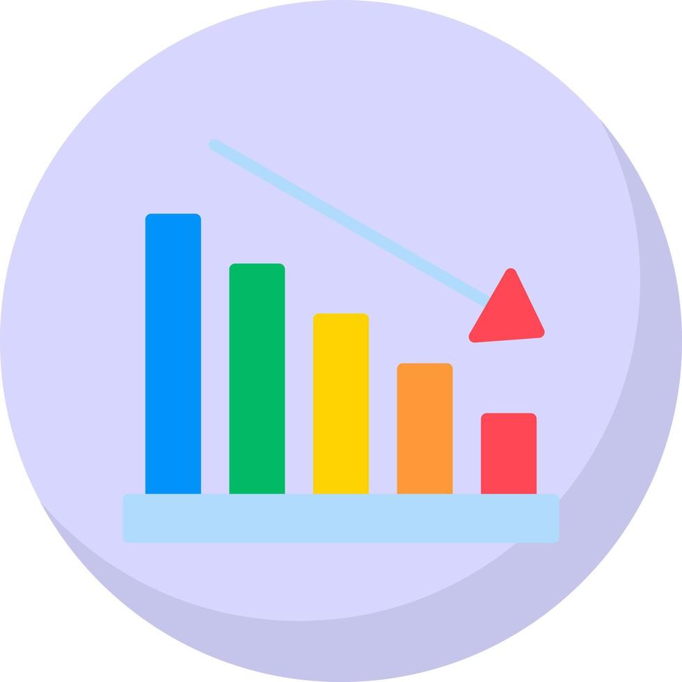 Down Graphic Vector Icon Design