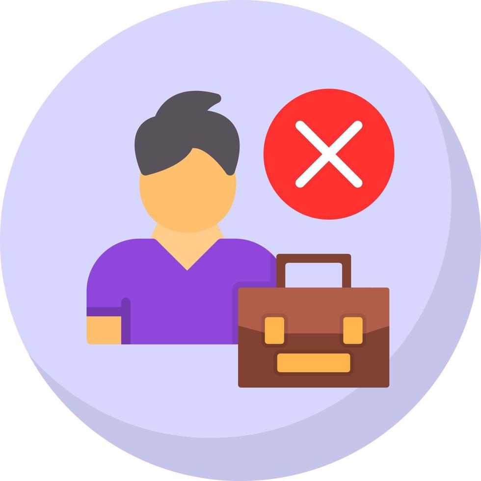 Unemployed Vector Icon Design
