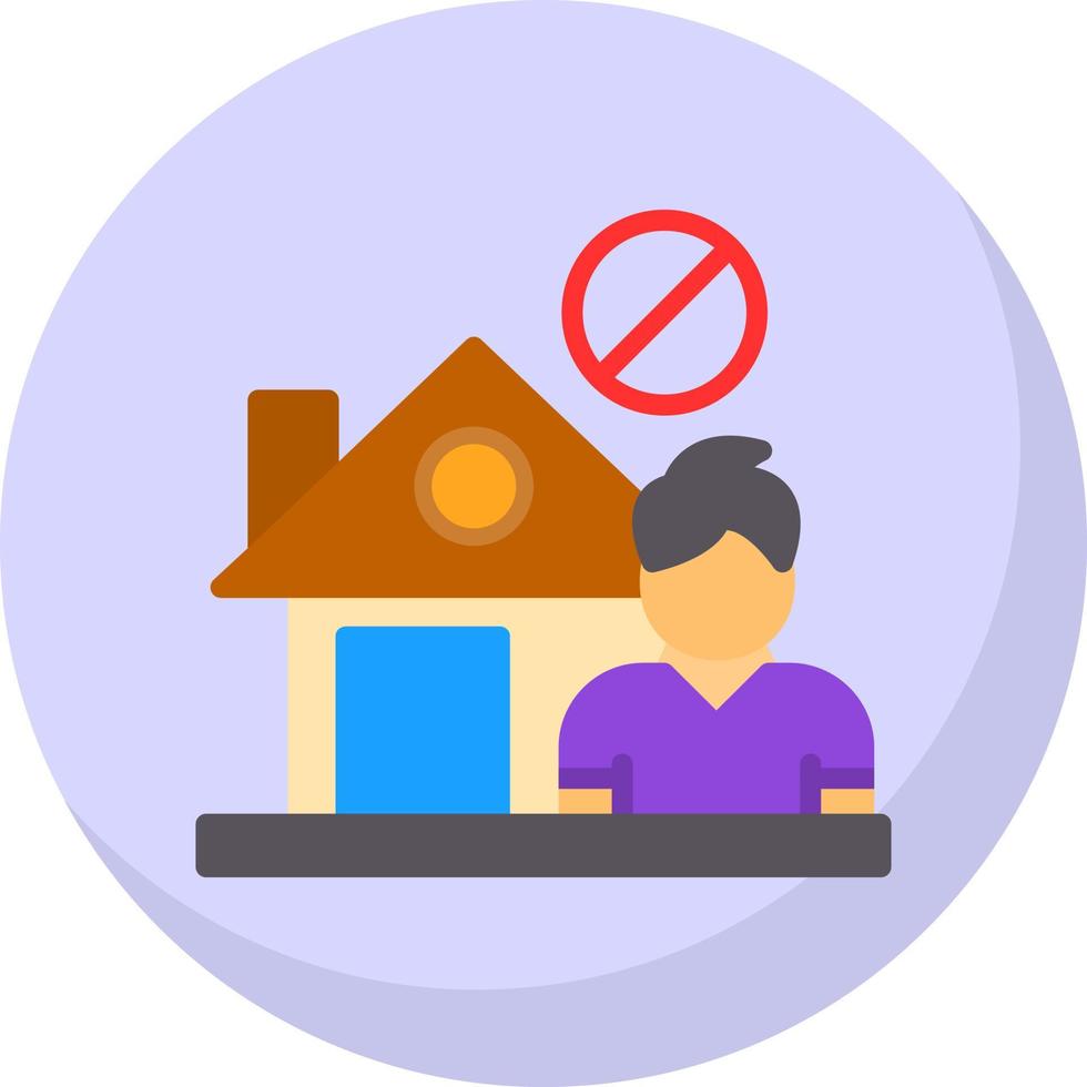 Homeless Vector Icon Design