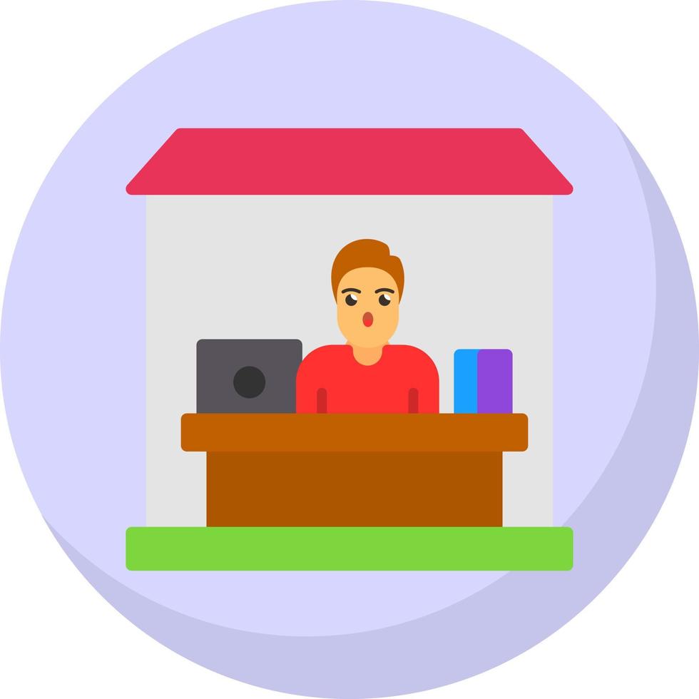 Home Office Vector Icon Design
