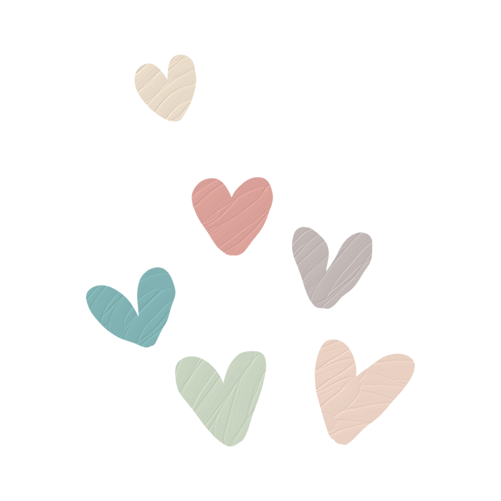 vistoso corazones diseño elementos png