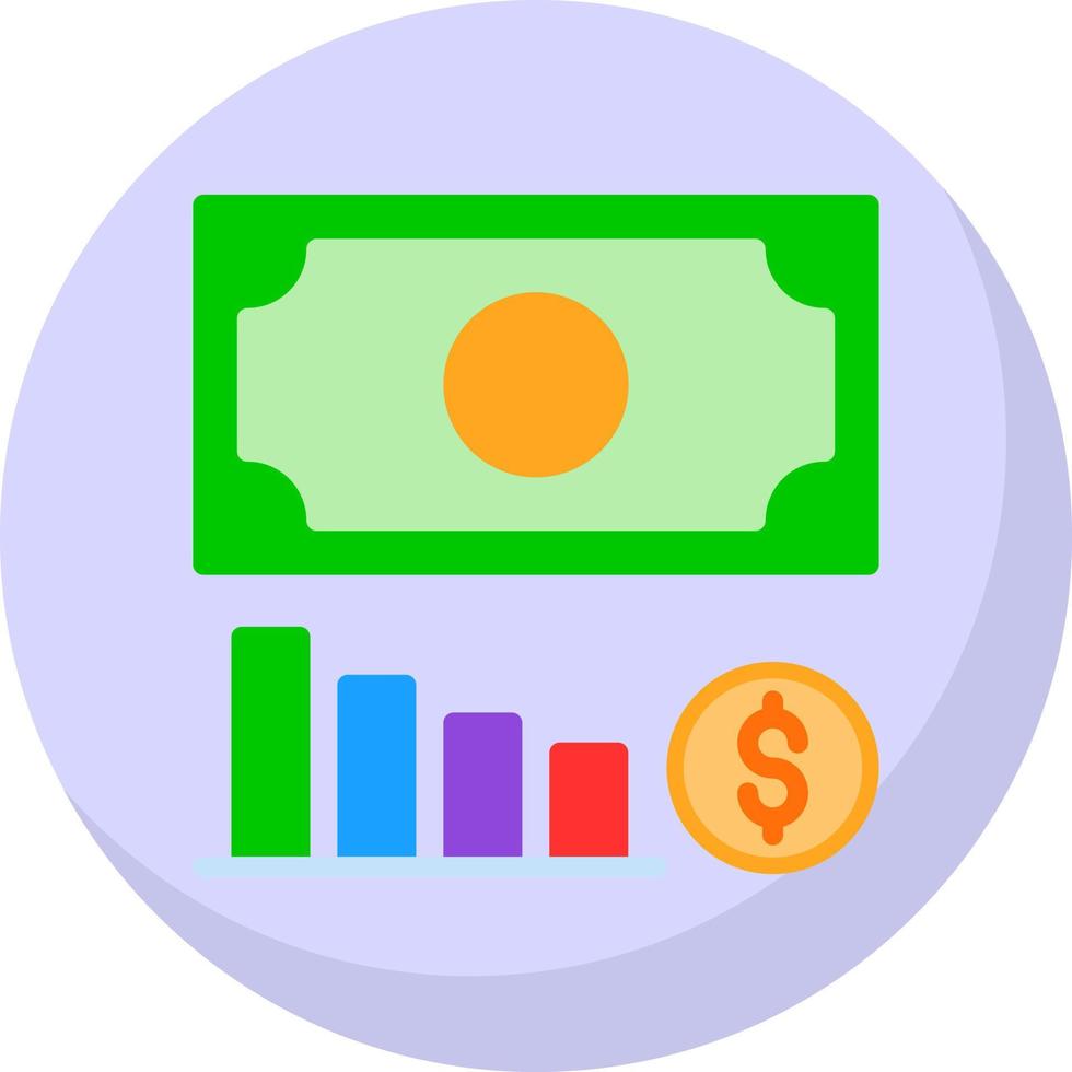 Money Loss Vector Icon Design