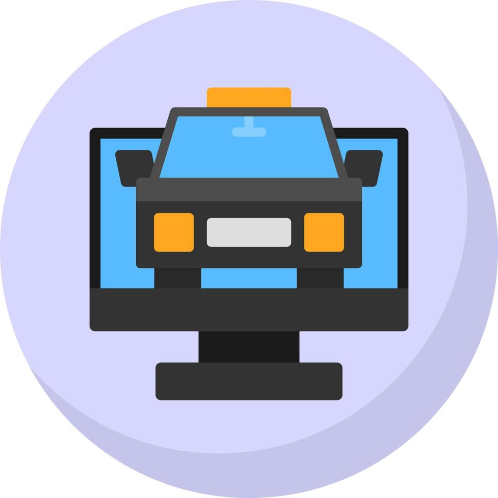 Taxi Vector Icon Design