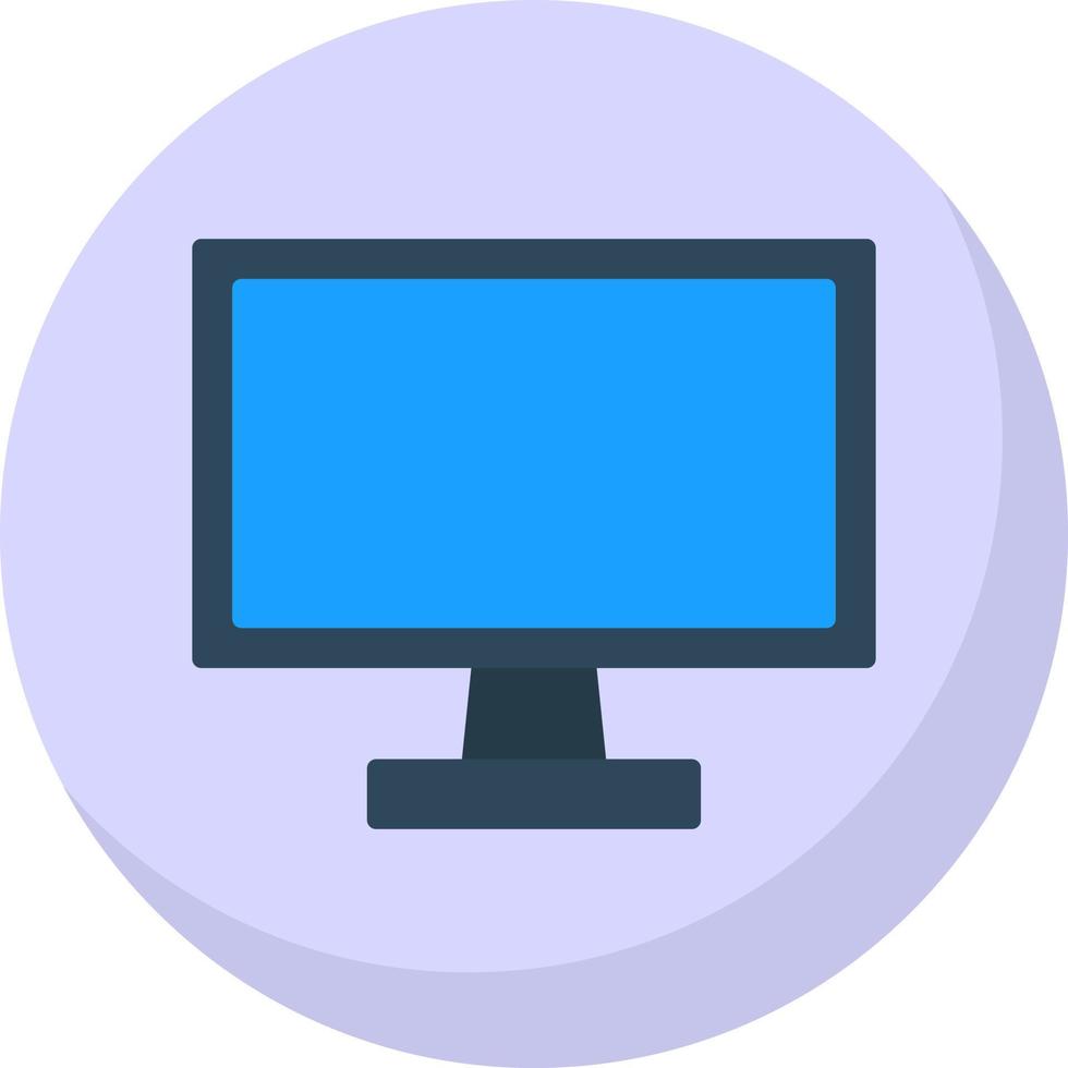 Monitor Screen Vector Icon Design