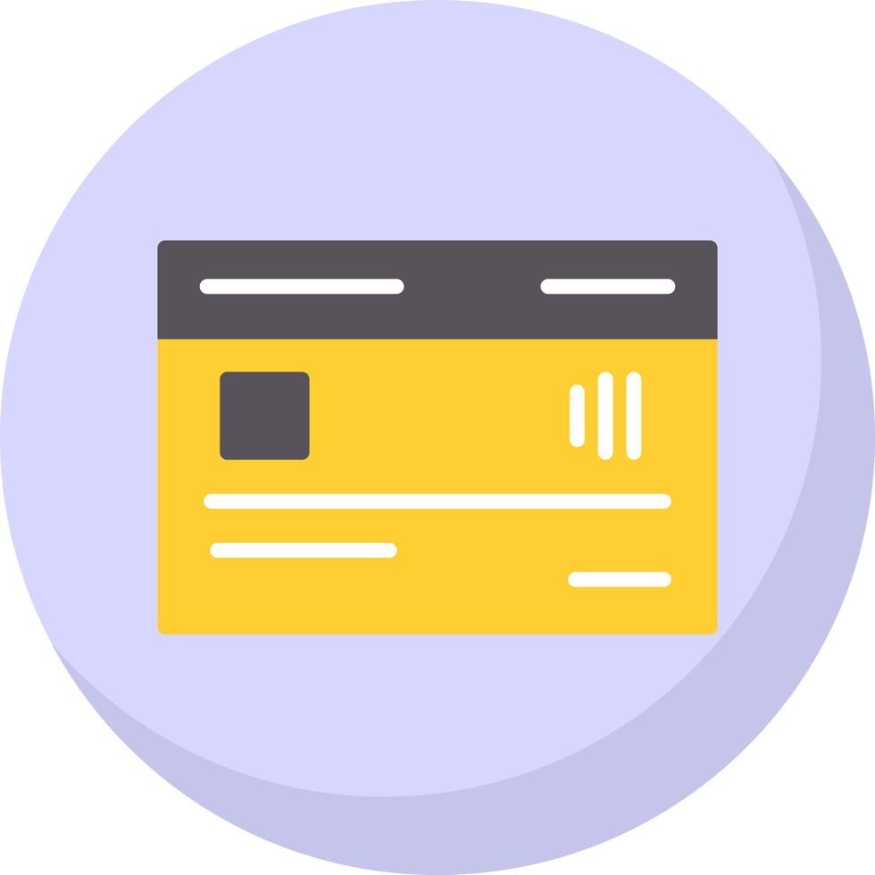 Credit Card Vector Icon Design