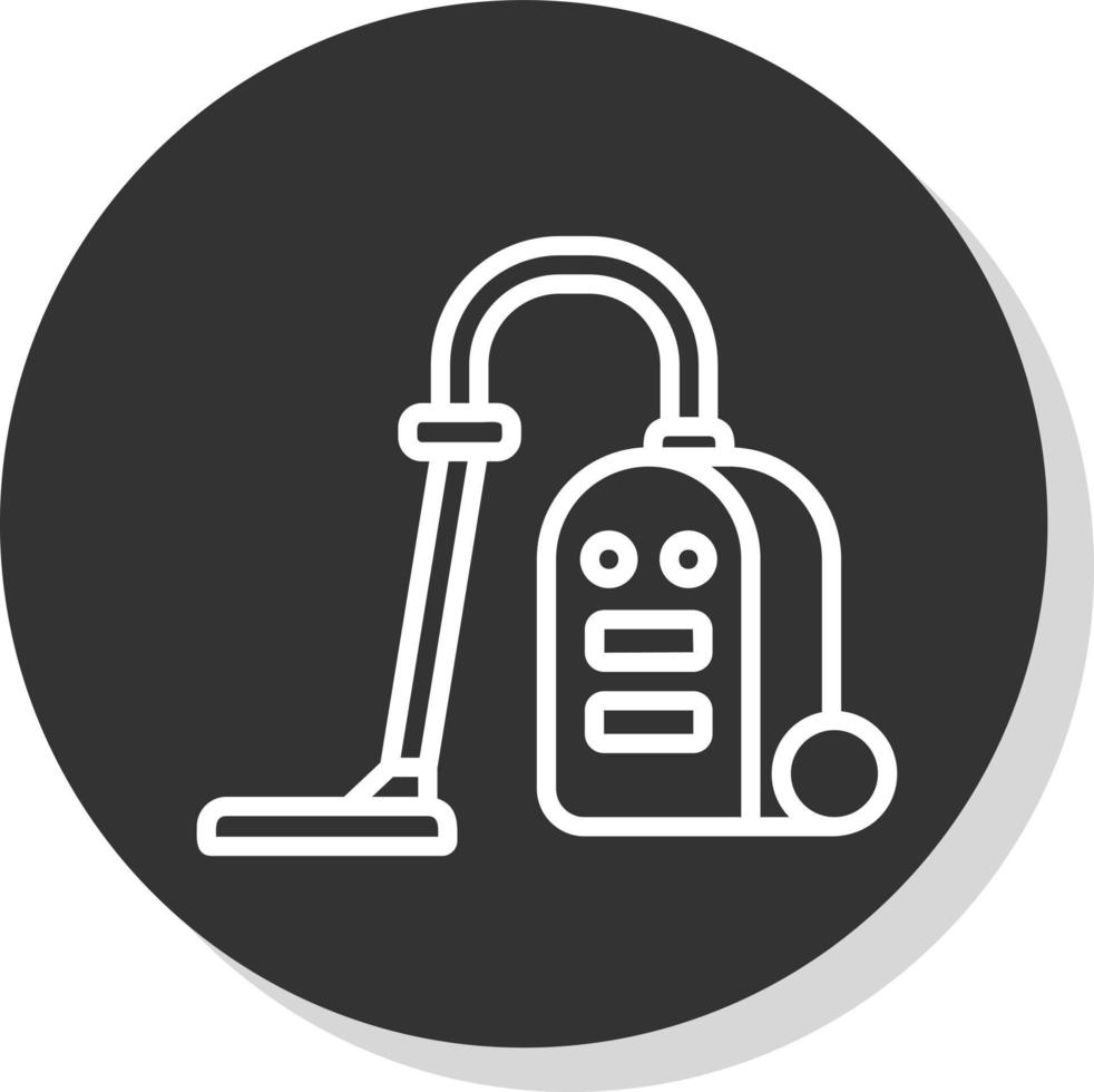 Vacuum Cleaner Vector Icon Design