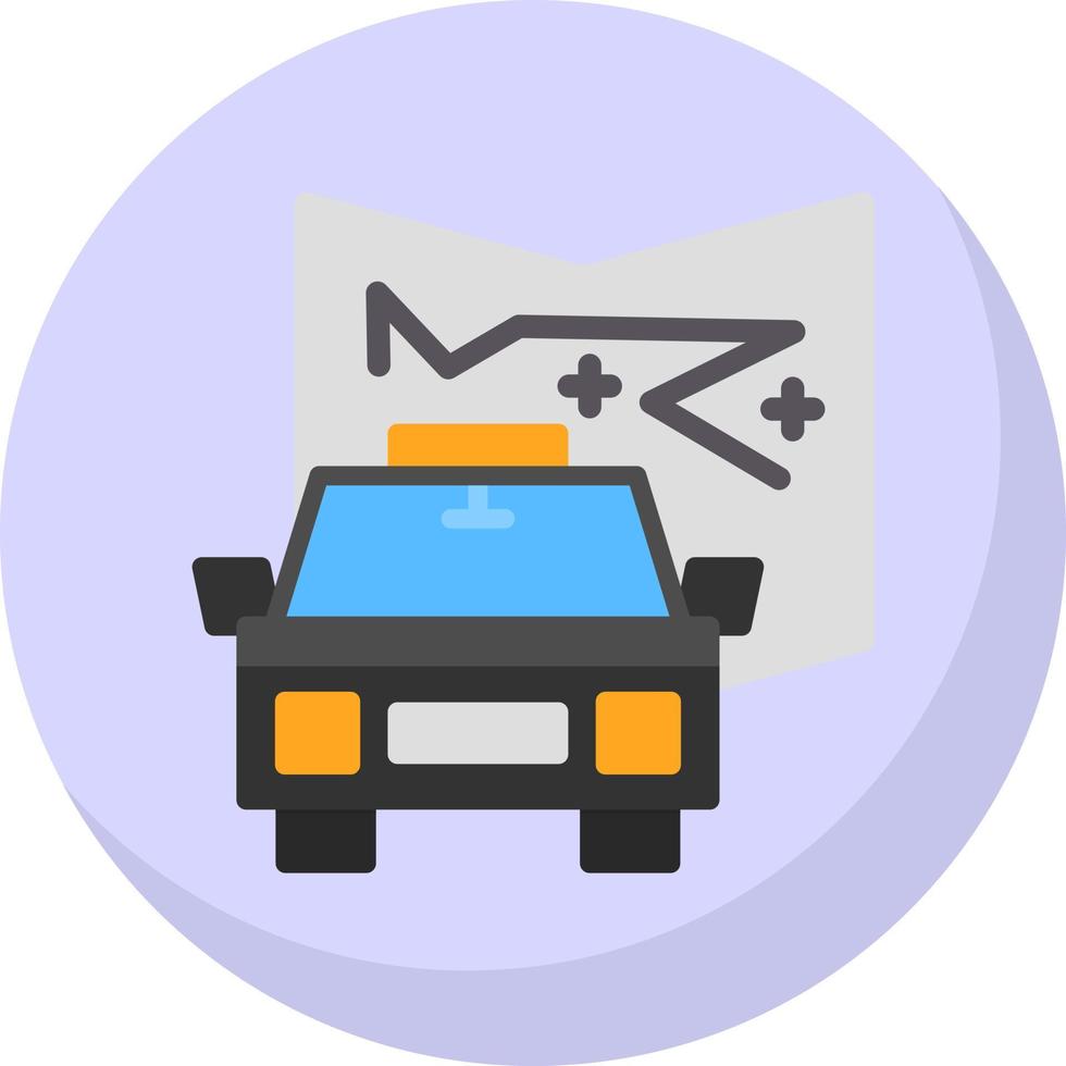 Route Vector Icon Design