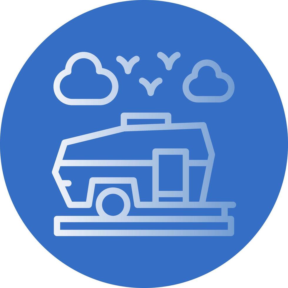 Caravan Vector Icon Design