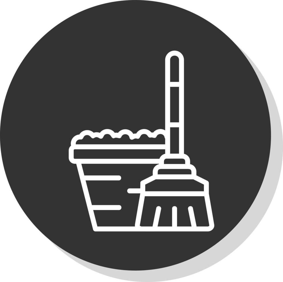 Mop Vector Icon Design