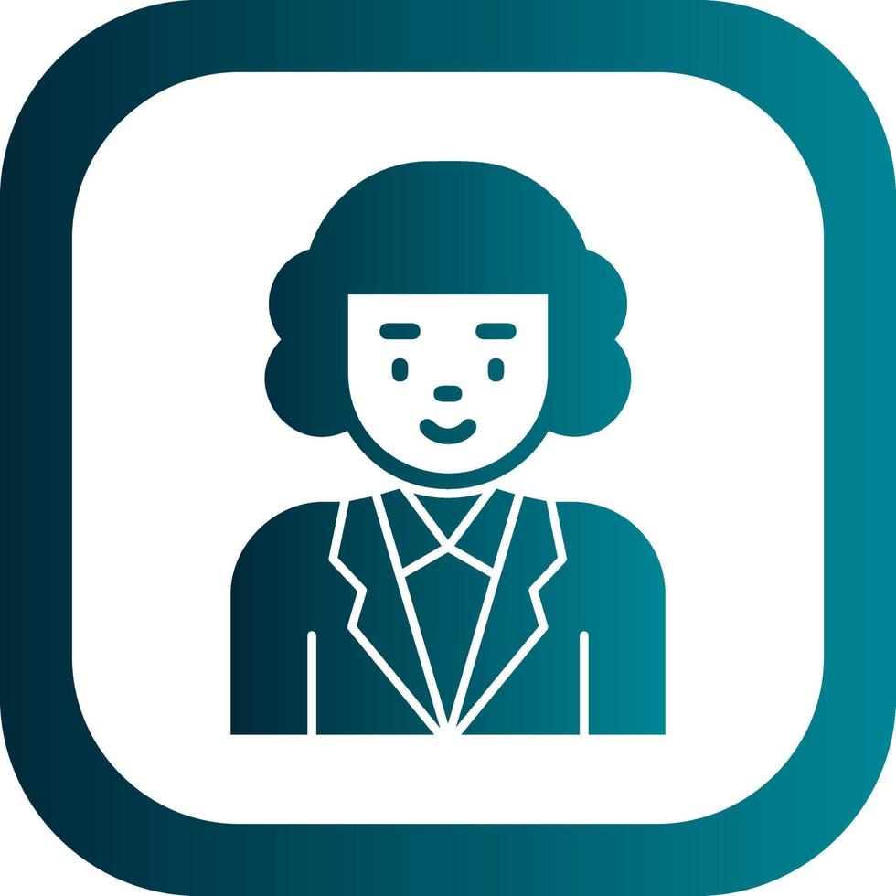 Judge Vector Icon Design