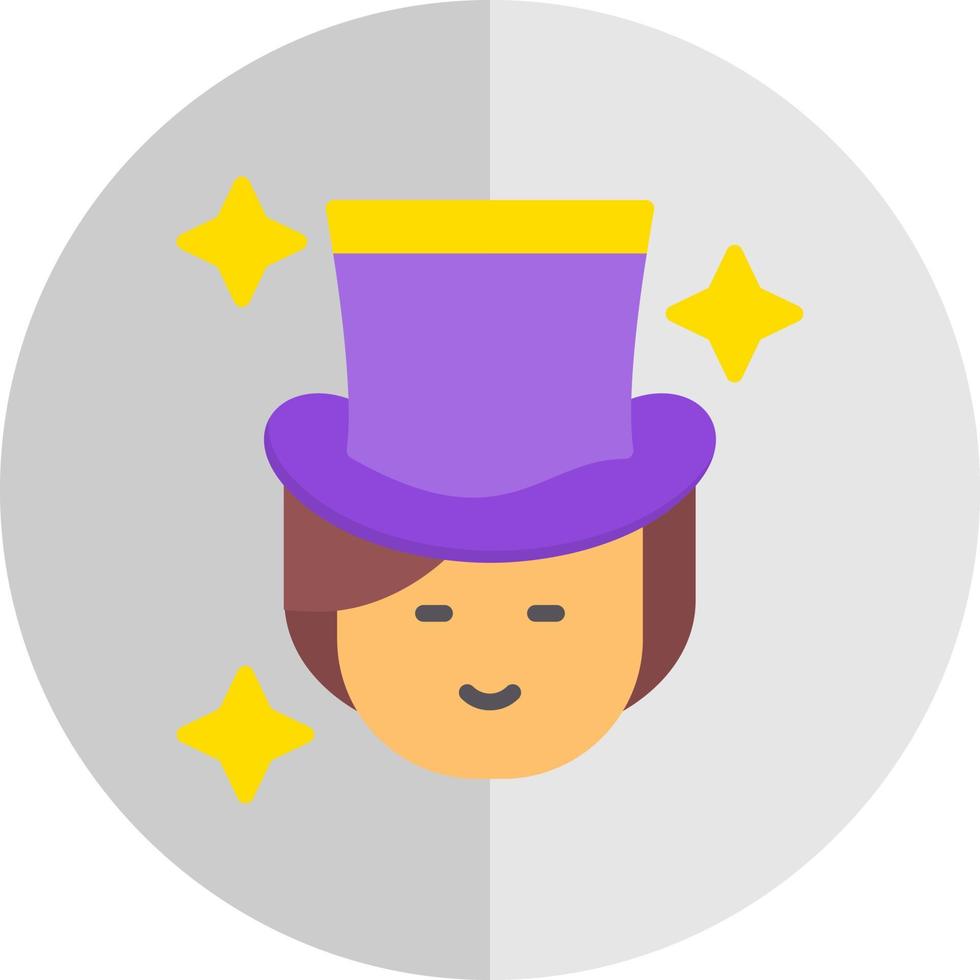 Magician Woman Vector Icon Design