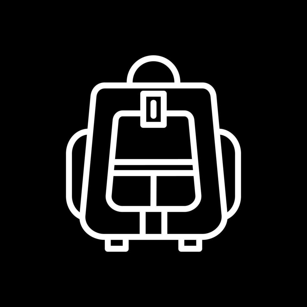 Backpacker Vector Icon Design