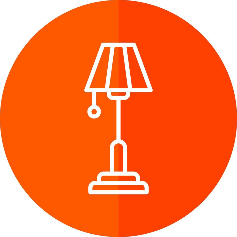 Floor Lamp Vector Icon Design