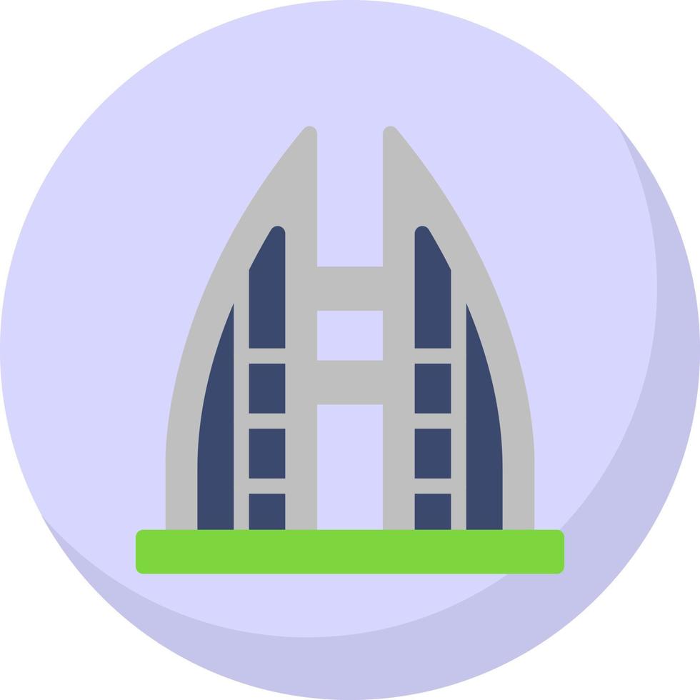 Bahrain Vector Icon Design