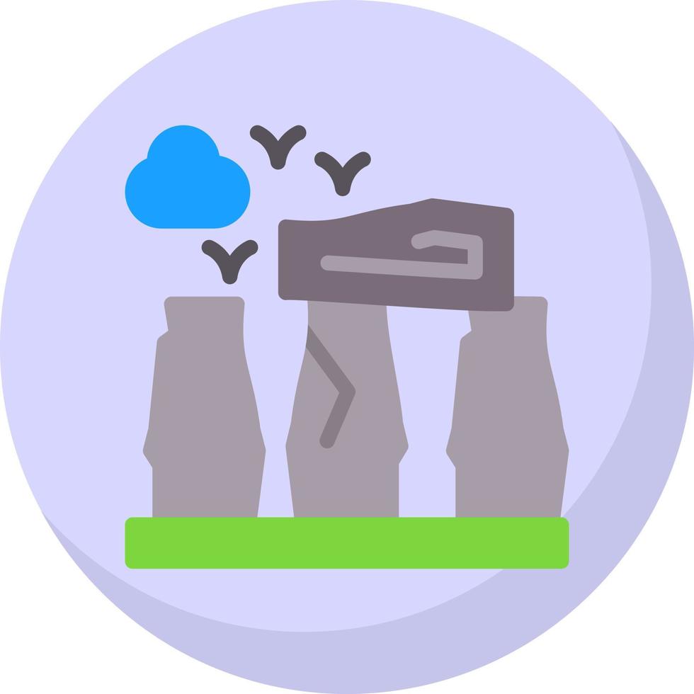 Stonehenge Vector Icon Design