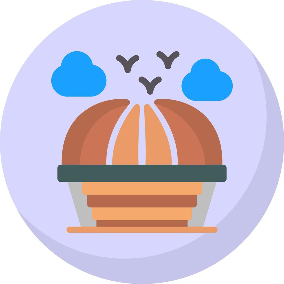 diseño de icono de vector de monumento