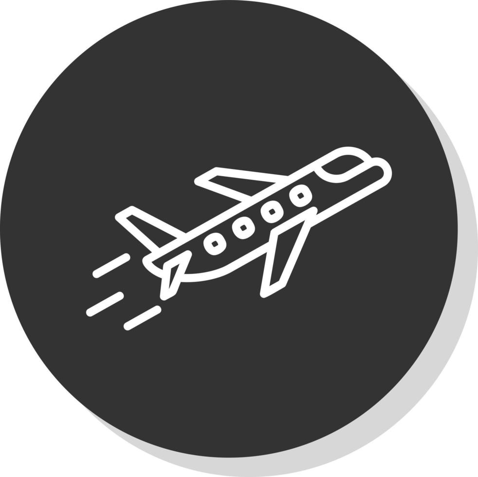 Airplane Vector Icon Design