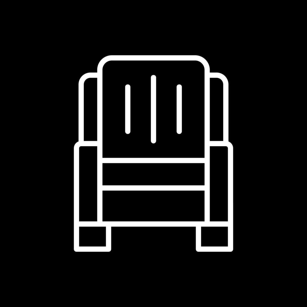 Armchair Vector Icon Design