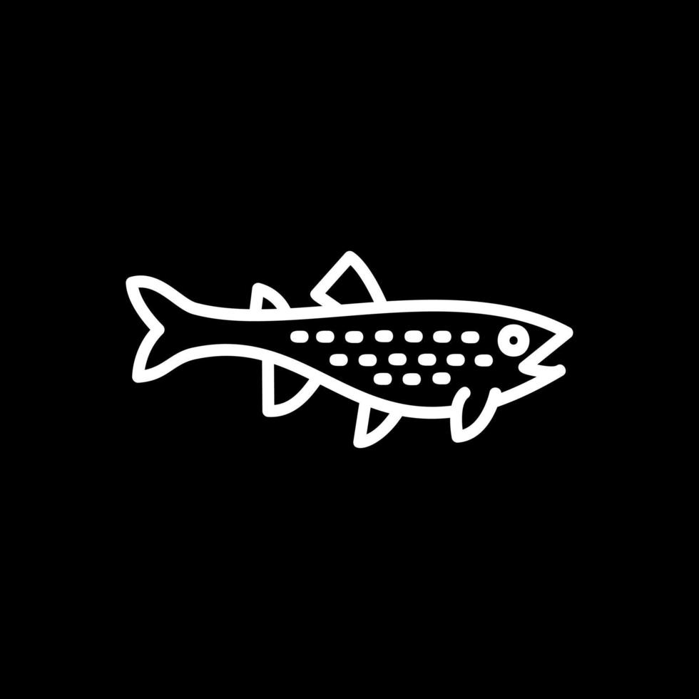 Trout Vector Icon Design