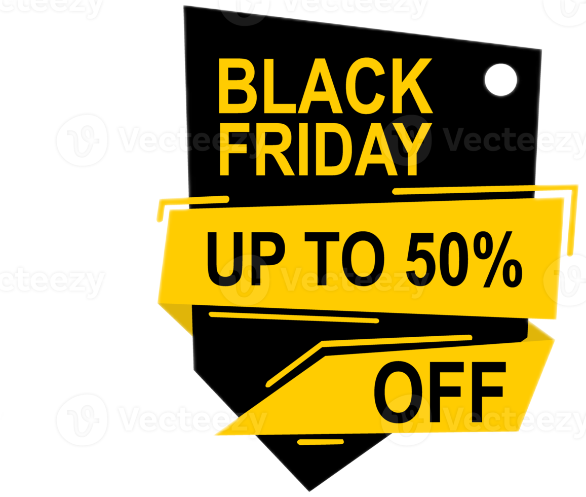 Black Friday Label - png