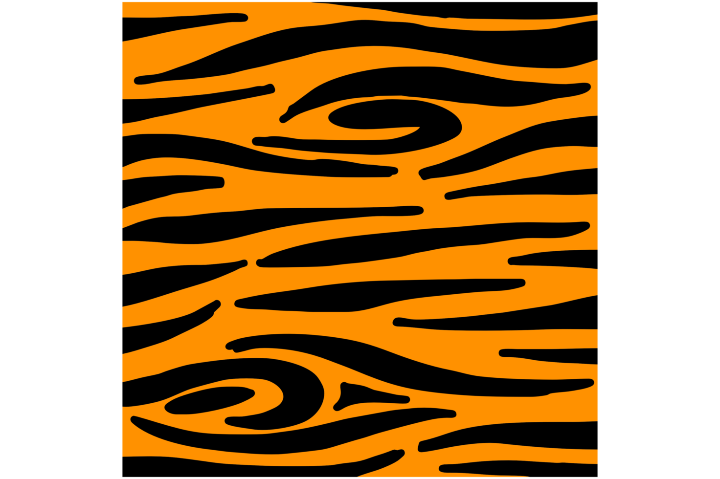 tigre arancia colore linea modello struttura png