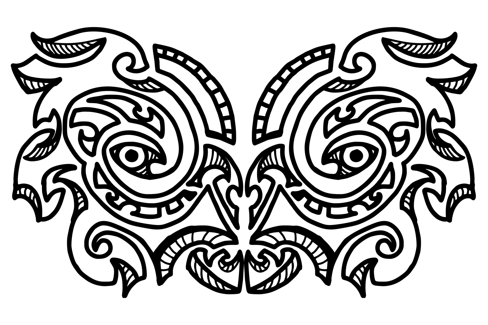 Owl Mask Tattoo Design 21169783 PNG
