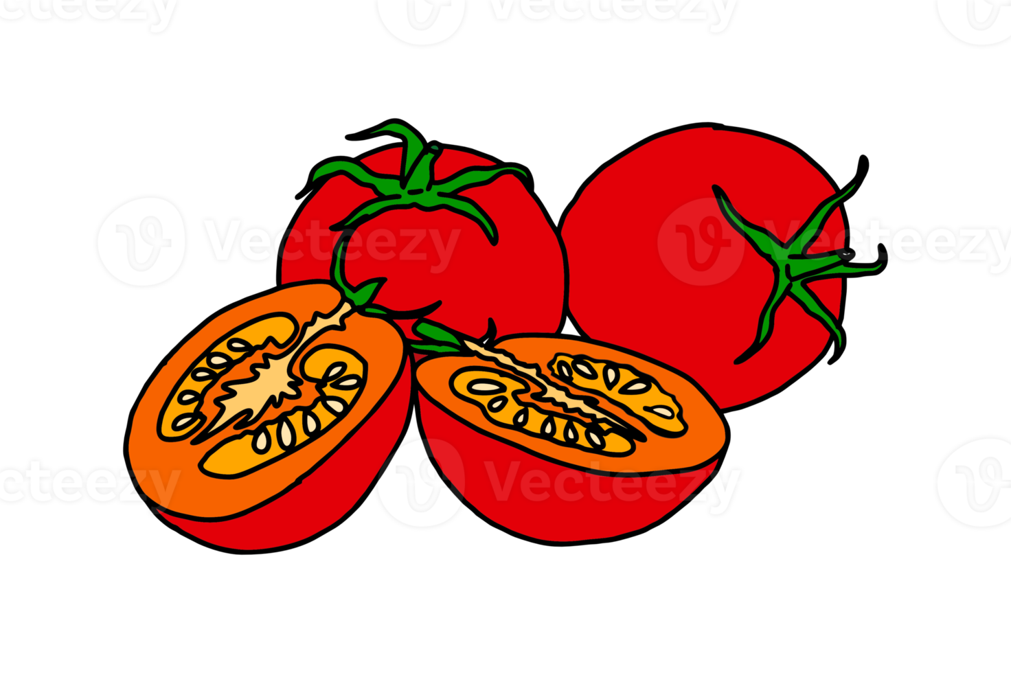 Fresco tomate rebanadas png