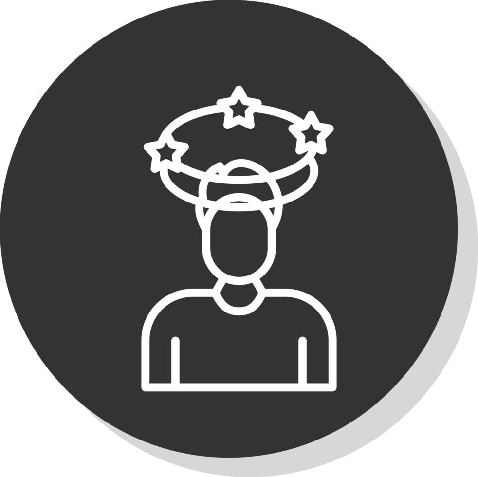 Dizzy Vector Icon Design