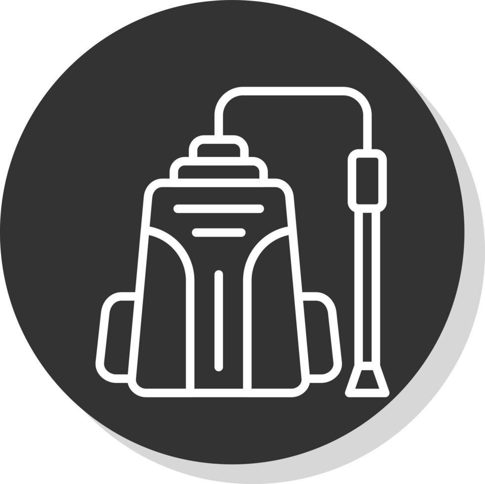 Pressure Washer Vector Icon Design