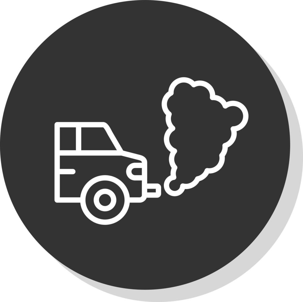 Emission Vector Icon Design