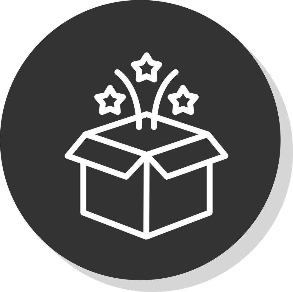 diseño de icono de vector de caja mágica